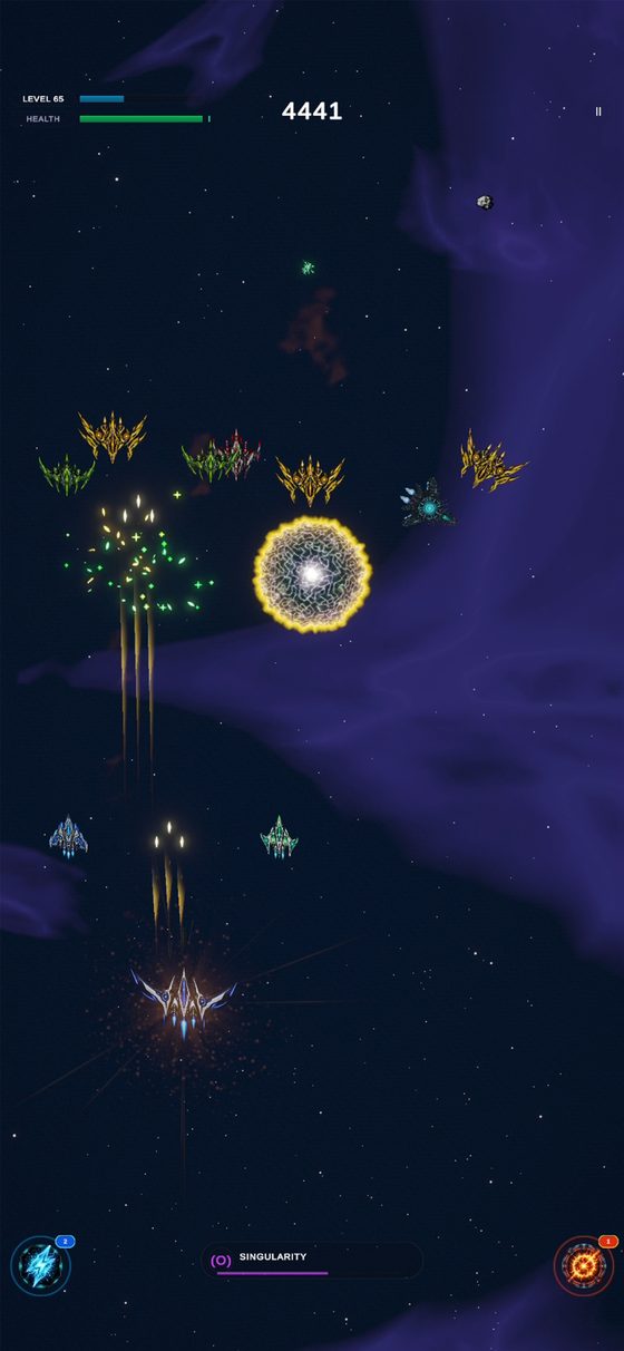 Singularity in TILT: Galaxy Alien Shooter